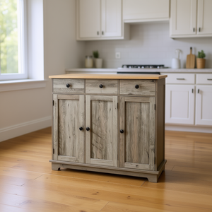 Kitchen Storage <b>Cabinet</b> <b>Rustic</b> Freestanding 12 In Depth 10 In Height Wooden <b>Cabinet</b> For Kitchen - Product Image 2