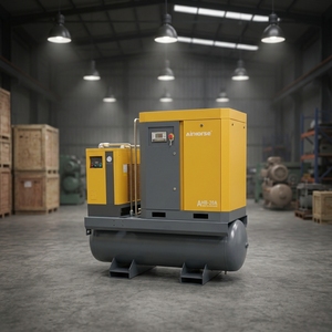 Compresor de Aire de Tornillo Integrado que Ahorra Espacio con Tanque Secador y Filtros 15kW 20HP 22kW 30HP - Product Image 1