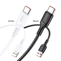 Câble USB de données KAKUSIGA KSC-805 TIANSHENG 2.4A à charge rapide, 1m, PVC, Micro Type C, 8 broches, pour téléphone