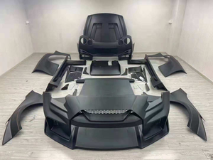 Kit de carrosserie de haute qualité pour 08-19 <span class=keywords><strong>Nissan</strong></span> <span class=keywords><strong>GTR</strong></span> R35 mise à niveau LB V3 Style Kit de carrosserie pare-chocs avant arrière jupe latérale capot garde-boue becquet - Product Image 2