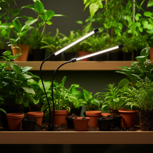 Luz de Cultivo LED de Espectro Completo D0100X315F8 con Clip, 6000K, 250-350 PPFD, Iluminación Interior para Plantas, Controlador Samsung, Cuerpo de Plástico - Product Image 2