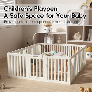 Parc <span class=keywords><strong>de</strong></span> jeu <span class=keywords><strong>de</strong></span> sécurité <span class=keywords><strong>pour</strong></span> bébé OEM Parc <span class=keywords><strong>de</strong></span> jeu en HDPE avec portail verrouillable Assemblage facile Barrière intérieure non toxique certifiée CE <span class=keywords><strong>pour</strong></span> le salon - Product Image 4