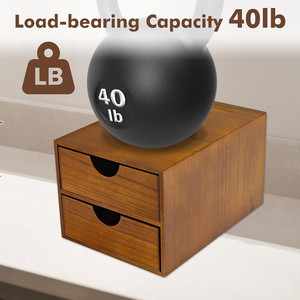 Organizador de Cápsulas de Café de Madera para Cocina u Oficina, con Capacidad para 30 Cápsulas, Caja de Almacenamiento de 2 Niveles con Cajón - Product Image 5