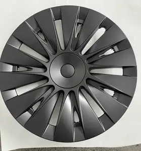 4ชิ้น hubcap อะไหล่ประสิทธิภาพสูงขนาด19นิ้วฝาครอบขอบเต็มสำหรับ Tesla รุ่น Y 2018-2023