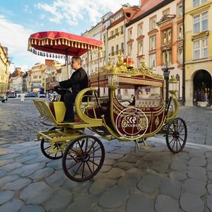 2025 Perfect Royal Horse Carriage Beautiful Phaeton Classical Royal Horse Carriage Wedding Sightseeing <b>Cart</b> - Product Image 2
