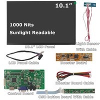 Module d'écran LCD tactile capacitif industriel à haute luminosité 1000 nits pour utilisation en extérieur, 10,1/11,6/12/13,3/15,6 pouces, carte de contrôle 16:9