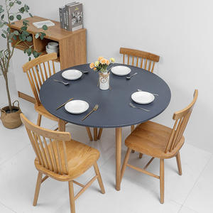 Tovaglia Rotonda in PVC Multicolore Impermeabile e Antimacchia per Cucina e Sala da Pranzo, Produzione HuiHe - Product Image 2