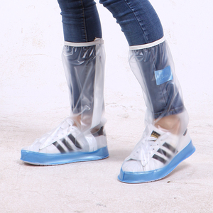 Couvre-chaussures de <span class=keywords><strong>pluie</strong></span> imperméables pour <span class=keywords><strong>moto</strong></span>, étuis de chaussures de <span class=keywords><strong>pluie</strong></span> en PVC réutilisables pour sports de plein air antidérapant transparent étanche - Product Image 1