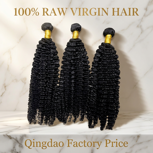 Extensiones <span class=keywords><strong>de</strong></span> Cabello Humano Rizado con Puntas Gruesas, Tejido Doble a Máquina, Sin Caída, Paquetes <span class=keywords><strong>de</strong></span> Cabello Humano Original - Product Image 4