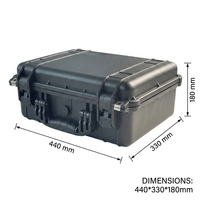 Boîte à outils en plastique étanche et anti-poussière pour l'extérieur, personnalisable, OEM, étui de survie pour stockage à sec