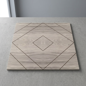 Carreaux de sol en céramique Green Wood Bookmatch 300x300mm, design marbre glacé numérique, décoration intérieure - Product Image 3