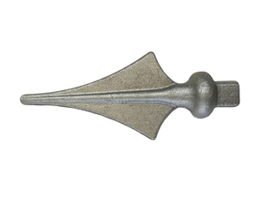 GG15, серый железный колпачок для забора | Архитектурное литье из песка | Атмосферостойкий декоративный конец | 15-дневный образец MOQ 1 - Product Image 2