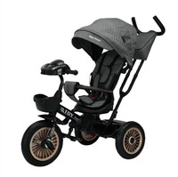 Tricycle multifonctionnel pour enfants, poussette à siège inclinable, chariot de jeu pour bébés, vélo jouet pour enfants, vente en gros