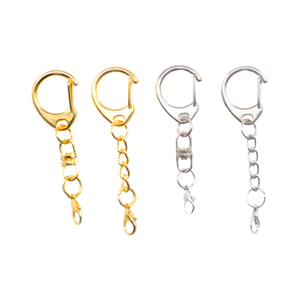 Manufacturer Iron Vintage Fashion Lightweight Carabiner Keychain Split Key Ring Promotional Bulk Accessory Toy - Product Image 1