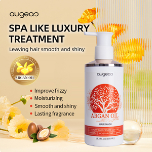 Vente en gros Augeas professionnel lissage réparation dommages cheveux traitement nourrissant huile d'argan masque capillaire pour les femmes - Product Image 3