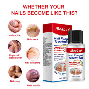 IBeaLee 20ml soluzione per la riparazione delle unghie clean whiten nourish nails trattamento fungino trattamento dei funghi delle unghie dei piedi - Product Image 3