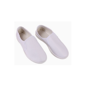 Chaussures antistatiques à double maille en PVC avec semelle en PU, chaussures de sécurité basses blanches ESD <span class=keywords><strong>pour</strong></span> atelier d'assemblage électronique - Product Image 2