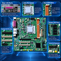Untuk Advantech AIMB 501G2 Rev A1 Micro ATX Industrial Motherboard LGA1155 H61 Chipset IPC Mainboard Asli Ditarik
