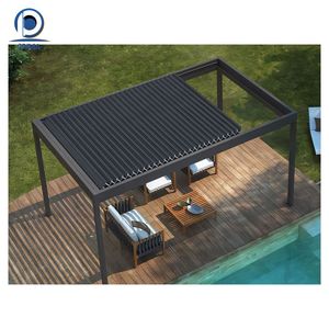 Cobertizo escalable plegable de buen valor, dosel <span class=keywords><strong>para</strong></span> exteriores, pérgola, sombrilla y refugio contra la lluvia <span class=keywords><strong>para</strong></span> jardín/terraza/Villa/ático - Product Image 5