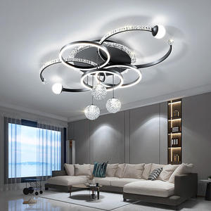 Lampadario <span class=keywords><strong>a</strong></span> Anello con Design Creativo Stile Nordico Cielo Stellato, Illuminazione Moderna Minimalista <span class=keywords><strong>LED</strong></span> <span class=keywords><strong>per</strong></span> <span class=keywords><strong>Soggiorno</strong></span> e Camera da Letto - Product Image 6