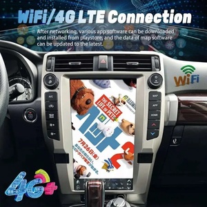 15.6inch Vertical Android Screen for Toyota 4RUNNER 2010-2020 GPS Carplay <b>Car</b> Multimedia <b>DVD</b> <b>Player</b> Stereo Navi Head Unit Radio - Product Image 2