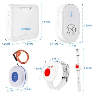 Daytech Therapy Watch Pager System Devices Garçom Chamada Buzzer Hospital e Restaurante Use Long Range para Nurs Pager