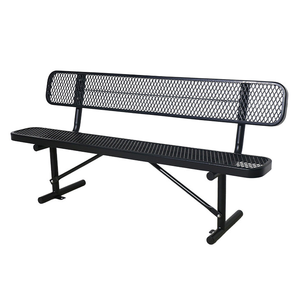 Banquette extérieure <span class=keywords><strong>en</strong></span> acier de 4 pieds/6 pieds/8 pieds Banquette extérieure <span class=keywords><strong>en</strong></span> métal pour parc Banquette extérieure pour jardin public Patio <span class=keywords><strong>Banc</strong></span> à dossier <span class=keywords><strong>en</strong></span> <span class=keywords><strong>fonte</strong></span> - Product Image 1