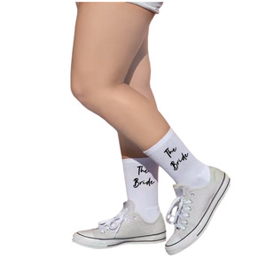 Calcetines Cómodos e Informales para la <span class=keywords><strong>Novia</strong></span> y la Dama <span class=keywords><strong>de</strong></span> Honor, Calcetines para el Día <span class=keywords><strong>de</strong></span> la <span class=keywords><strong>Boda</strong></span>, Regalo para Ella, Recuerdo para la Mejor Amiga, Accesorio <span class=keywords><strong>de</strong></span> <span class=keywords><strong>Boda</strong></span> Único - Product Image 5