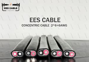 Lv nhôm đồng tâm Vòng Cáp 1/2/<span class=keywords><strong>3</strong></span> lõi 10/16 mm² xlpe cách nhiệt 2*6 + 6awg <span class=keywords><strong>3</strong></span> * 6awg cho các ứng dụng công nghiệp - Product Image 2