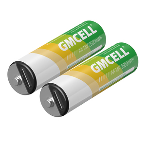 GMCELL 1.5V Type C <b>Rechargeable</b> 2500mWh USB <b>AA</b> Lithium Ion <b>Battery</b> with USB Cable 1000 Cycles -20-60 Operating Temp - Product Image 1