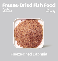 Alimentation en gros pour poissons : Gammarus naturel lyophilisé, riche en protéines, formule sauvage, pour poissons d'eau douce et d'eau de mer ornementaux