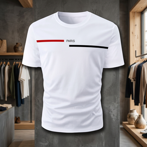 เสื้อยืดผู้ชายไซส์ใหญ่ ผ้าฝ้ายคุณภาพดีเยี่ยม ระบายอากาศได้ดี แห้งเร็ว เป็นมิตรกับสิ่งแวดล้อม ไม่ยับง่าย ออกแบบตามสั่งเพื่อการส่งเสริมการขาย - Product Image 3