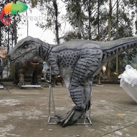 Costume de dinosaure animatronique réaliste grandeur nature pour parcs d'aventure intérieurs et centres commerciaux