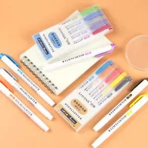 Hoog Verkopende Multi-Color Glitter Stift Markeerstift Glitter Permanente Markeerstift Sneldrogende Borstel Markeerstift