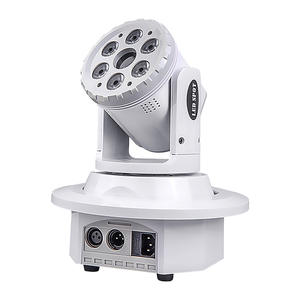 Santu nuevo <span class=keywords><strong>Gemini</strong></span> 6 luces RGBW que sacuden la cabeza patrón de tinción 2 en 1 haz de luz con cabezal móvil Luz de escenario - Product Image 3