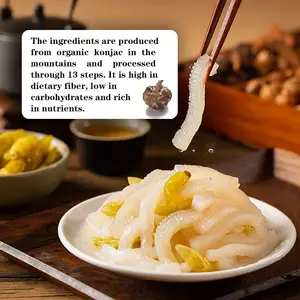Exportación coreana 360g de pimienta en escabeche konjac tofu saludable vegetariano bajo en grasa baja en calorías saciedad adelgazante belleza snack konjac