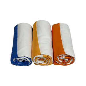 Telo Mare in Microfibra a Righe Altamente Assorbente 80x160cm, Asciugamano da Bagno ad Asciugatura Rapida, Rosa e Arancione, Prezzo di Fabbrica - Product Image 4