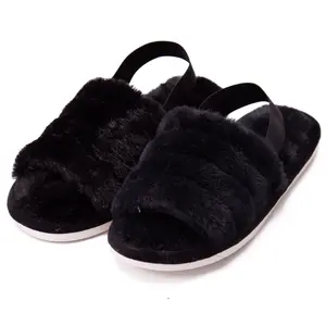 Custom Fashion Men Indoor Women Soft Cozy Plush Slippers