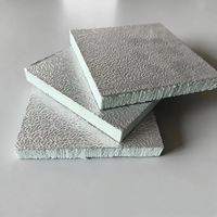 Feuille d'aluminium rectangulaire laminée double face |   Utilisation en milieu hospitalier et scolaire, bonne adhérence pour les panneaux composites d'isolation