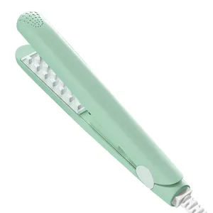 Mini Fluffy Clip 30s Fast Heating Constant Temperature Lightweight Portable Ceramic plate Hair Straightener Curling Iron