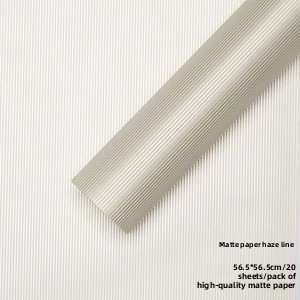 Papel <span class=keywords><strong>de</strong></span> Envolver para Flores, Estilo Coreano, Mate, Semitransparente, Impresión con Tinta Ecológica, Color Sólido, Material para Envolver Ramos - Product Image 6