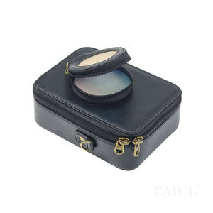 Sac pour appareil photo Fujifilm <span class=keywords><strong>Instax</strong></span> <span class=keywords><strong>Mini</strong></span> <span class=keywords><strong>EVO</strong></span> en cuir PU de haute qualité, fermeture éclair, étui de protection rétro, mignon, transport de l'objectif, doux, moderne - Product Image 3