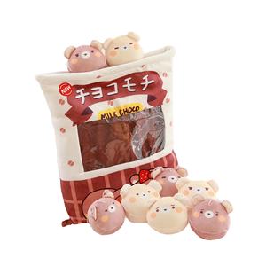 Kreative Geschenke Sofa Stuhl Dekorative Plüsch kissen Niedliche Bären tiere Puppe Spielzeug Geschenke Snack Tasche Pudding Plüsch Kissen Für Jugendliche - Product Image 1