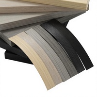 Cinta de Borde de PVC con Textura de Madera MINGBANG, 95% de Compatibilidad de Color, 0.4mm-3mm, Textura Realista, Resistente a los Rayos UV, para Muebles y Gabinetes