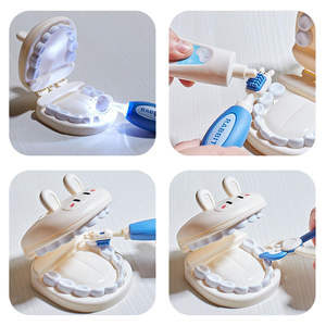 Boîte de rangement pour enfants, <span class=keywords><strong>jouet</strong></span> médical, jeu de rôle, médecin, <span class=keywords><strong>dentiste</strong></span>, vétérinaire, ensemble d'outils, stéthoscope, jouets, ensemble de jeu de médecin - Product Image 5