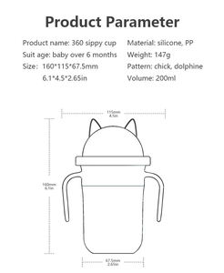עיצוב לוגו מותאם אישית תינוק סיליקון פעוטות גביע ורוד וארוחה פלסטיק לילדים כוסות סיליקון - Product Image 5