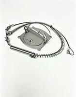 Piège de chasse pour sangliers et lapins, corde en fil de fer massif de 4 mm, ressort en acier inoxydable robuste, modèle 421, verrouillage bidirectionnel, respectueux de l'environnement, pour la ferme