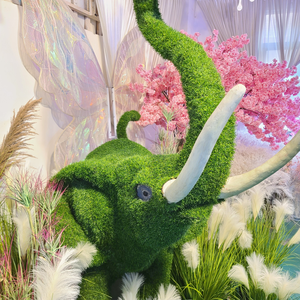 Songtao Haute Qualité Réaliste Animal Topiaire Ornemental Grandes <span class=keywords><strong>Plantes</strong></span> Artificielles Extérieures Ornements De <span class=keywords><strong>Jardin</strong></span> Réaliste Éléphant Herbe - Product Image 3