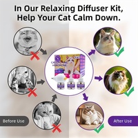 Recharge de diffuseur électrique OEM pour animaux de compagnie : Phéromone apaisante pour chiens et chats, soulagement du stress et soutien au confort, marque privée