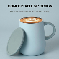 Tasses à café isothermes en acier inoxydable écologiques personnalisées Everich, bouteille d'eau colorée nordique, tasse à café réutilisable à double paroi